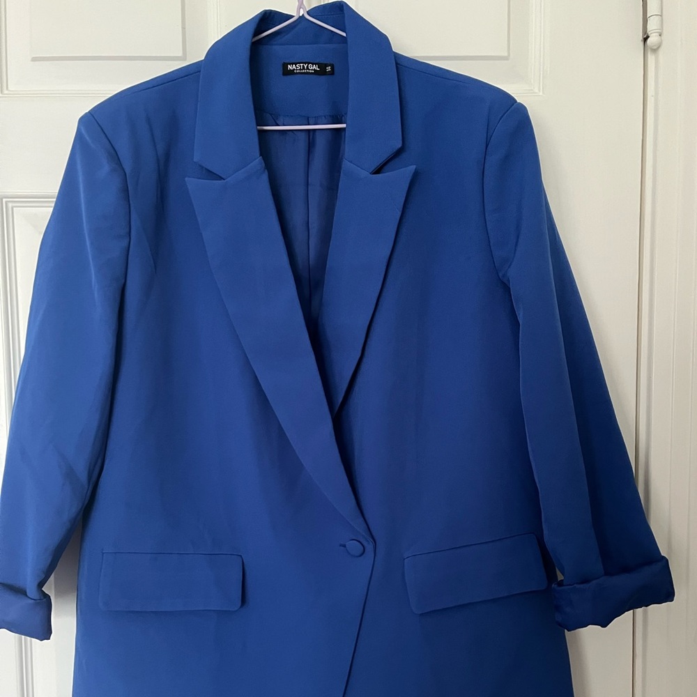 BLAZER - Blue blazer - oversized - Size 14